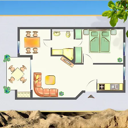 Apartamento Seeblick Am Strande Whg 204 *